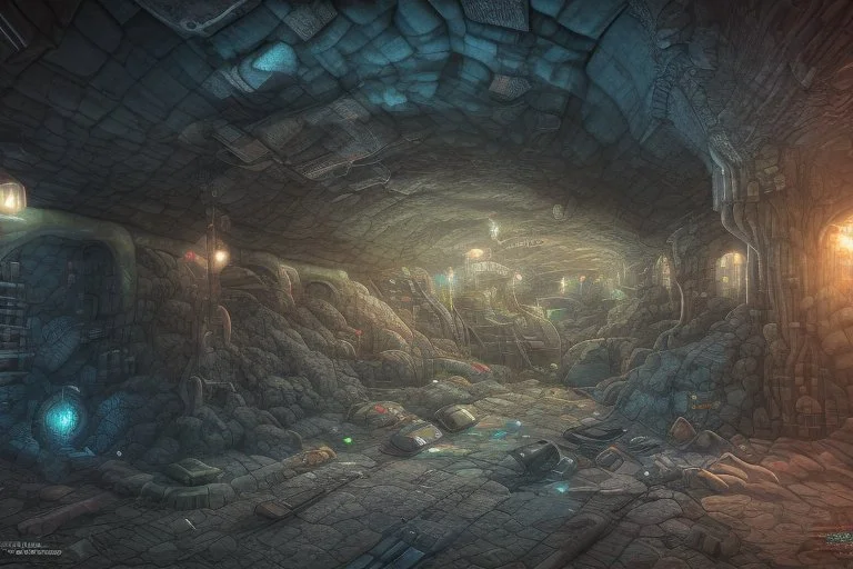 Underground cavern city