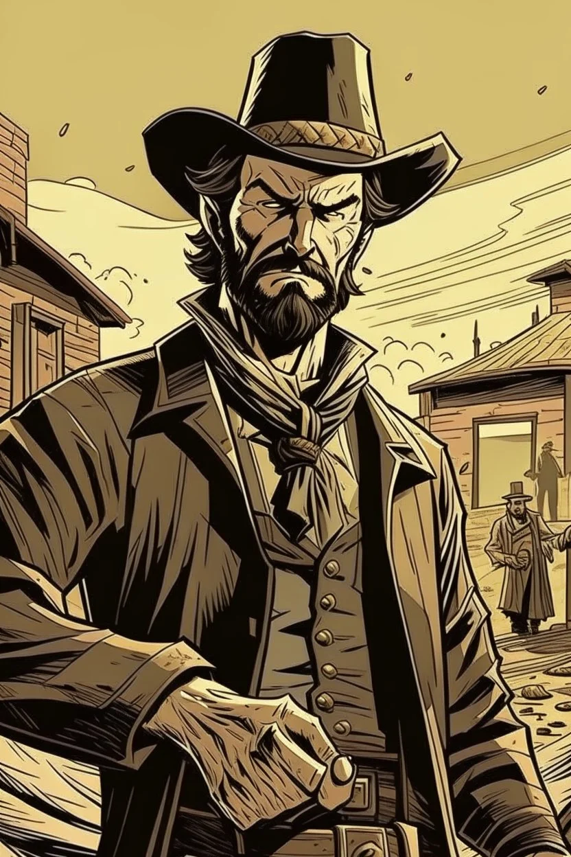 Western comic art style