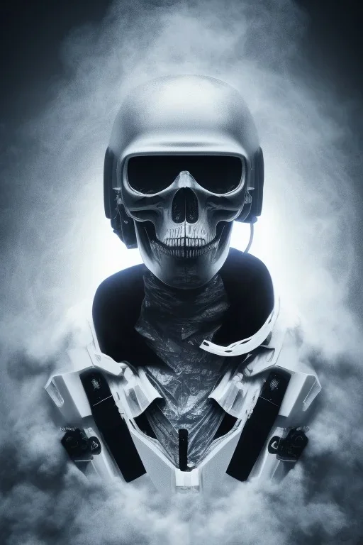 All Black American soldier, high tech skull special forces helmet, navy seals soldier, white smoke, dark, rage, sorrow, high definition, ultra 8 k, volumetric lighting, blue fire, fog