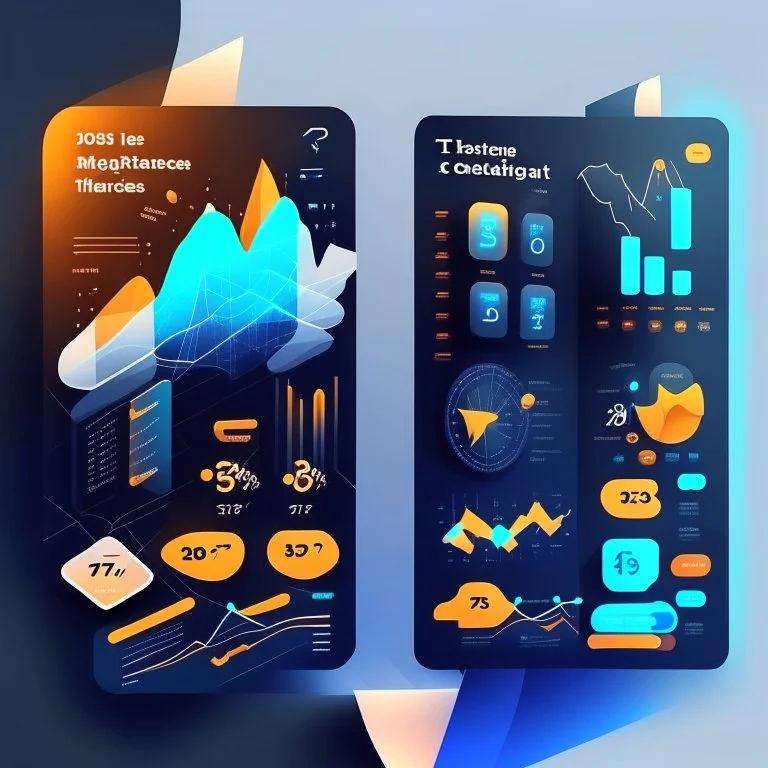 Design a visually engaging splash screen For ios/android app that represents the concept of social trading and showcases your brand identity. Consider incorporating elements like trading charts, financial symbols, or people connecting. Use Vector