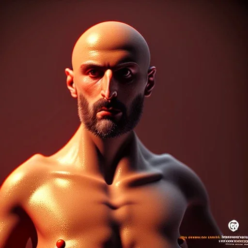 Gaspar noe miniature, 3d render, full body, hyper realistic, 8k quality, unreal engine 5