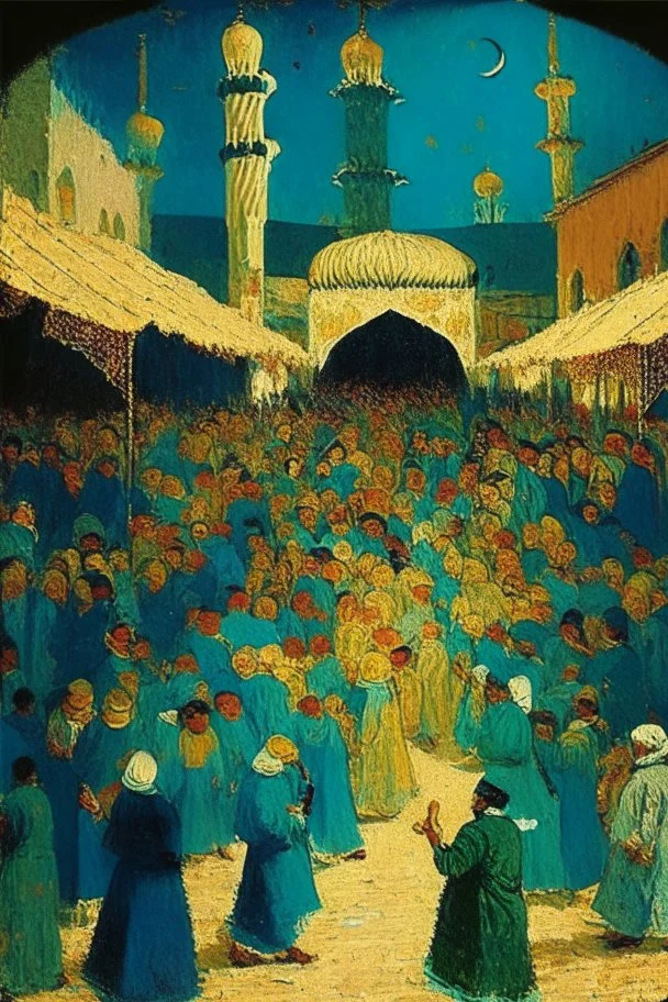 Muslim's religious festival by Van Gogh