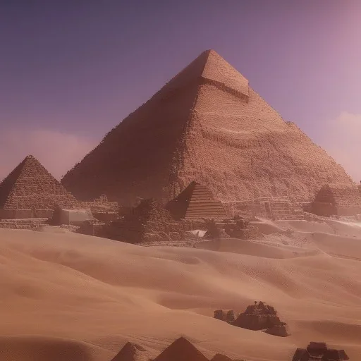 great pyramids of giza, king of hearts in the sky