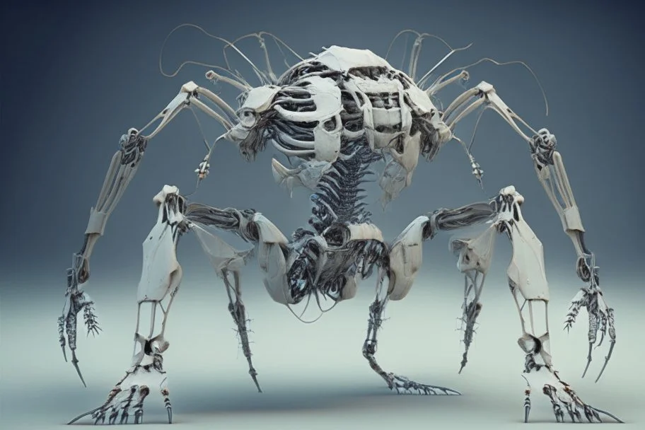 an exoskeleton made of polysakkarides