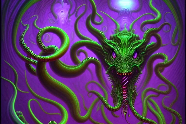 Psychedelic Demons Tentacles