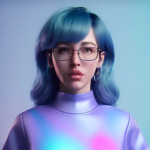 Vaporwave adult female