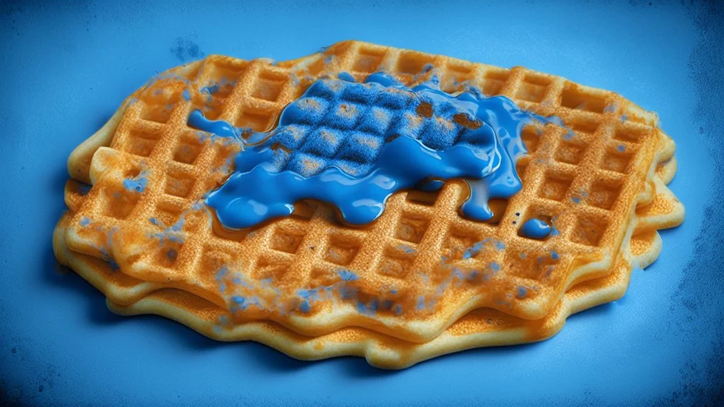 bluewaffle with. cheese