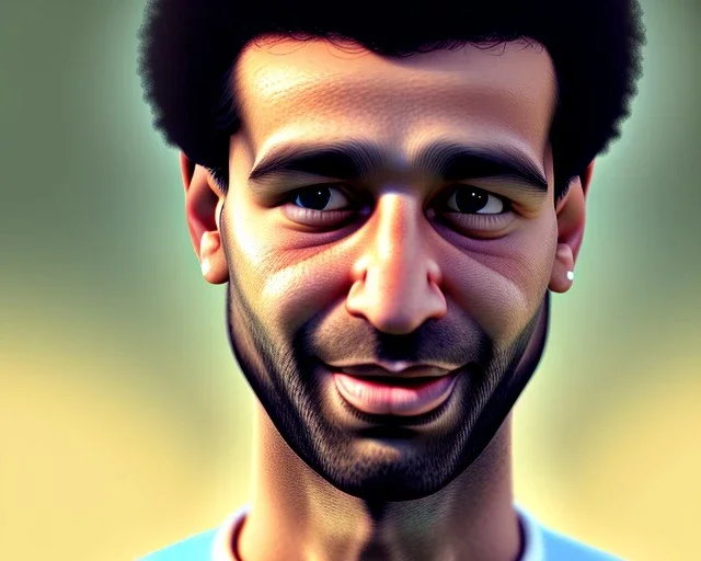 Mohammed Salah as a baby, baby face portrait, realistic, smile, 8k resolution