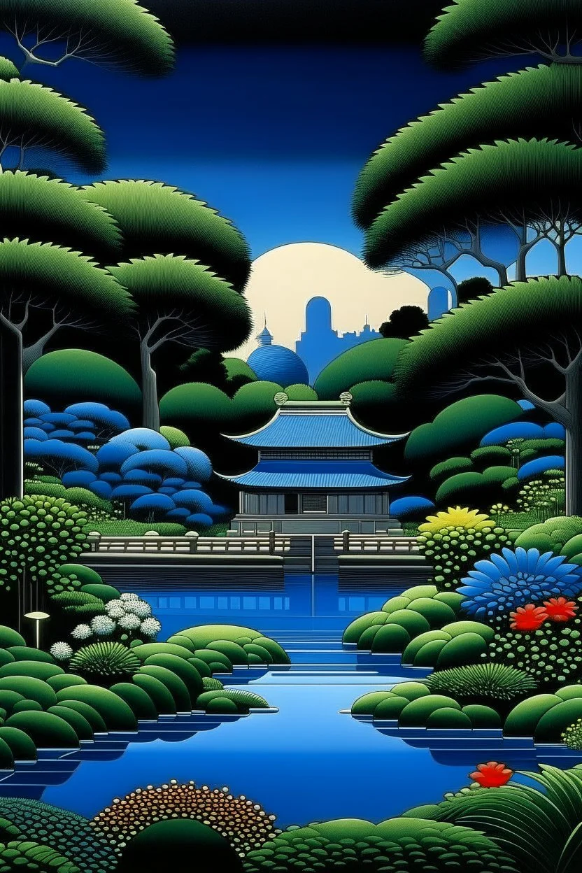 zen garden STYLE OF Hiroshi Nagai