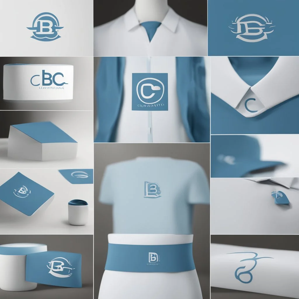 The logo consists of a unique icon that represents the clothing website. The main color of the logo is a calm blue, symbolizing trust and security. The icon appears in a simple and elegant form, depicted as the letters "BC" to represent "Clothing Boutique" in an innovative style. The logo is set against a white background, reflecting purity and simplicity, making it suitable for showcasing diverse and stylish clothing items. In summary, the logo combines simplicity and elegance, reflecting the