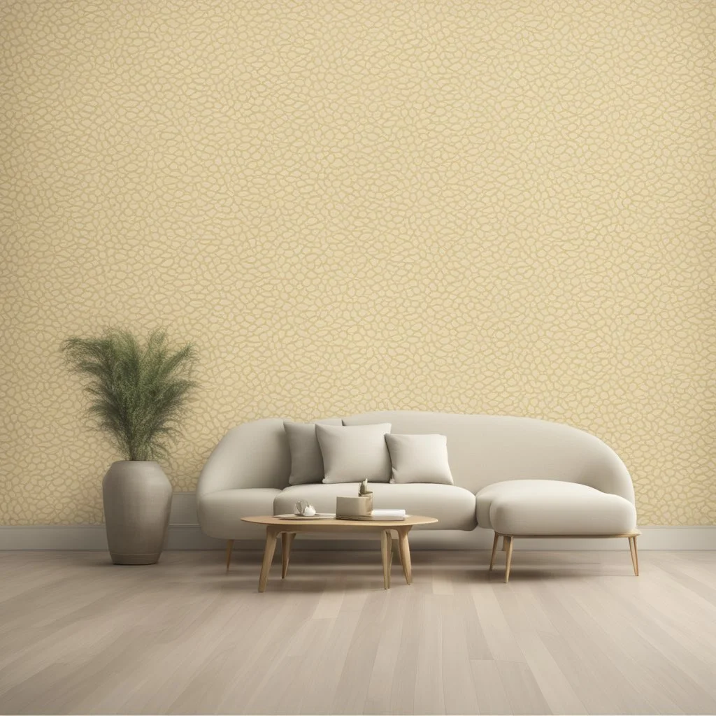 A detailed rendering of an olive kernel-inspired pattern on a wall, with a subtle hint of gold.rendered in a modern, minimalist style.