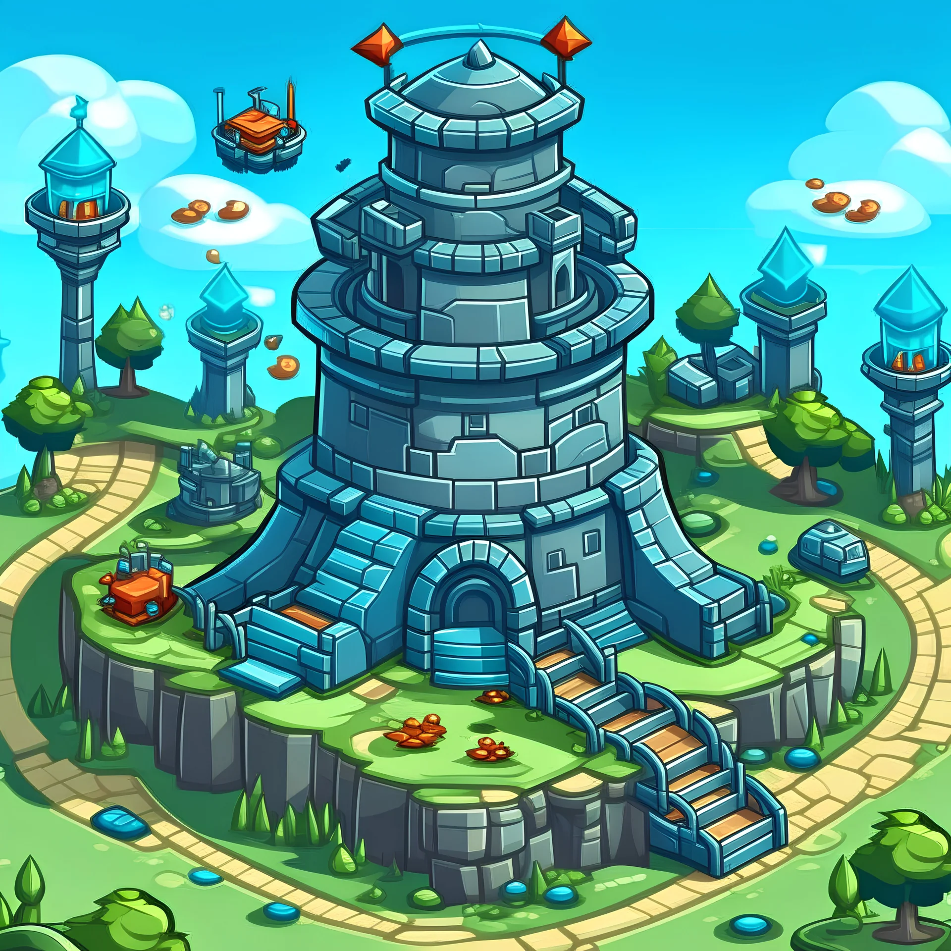 an image of tower defense game