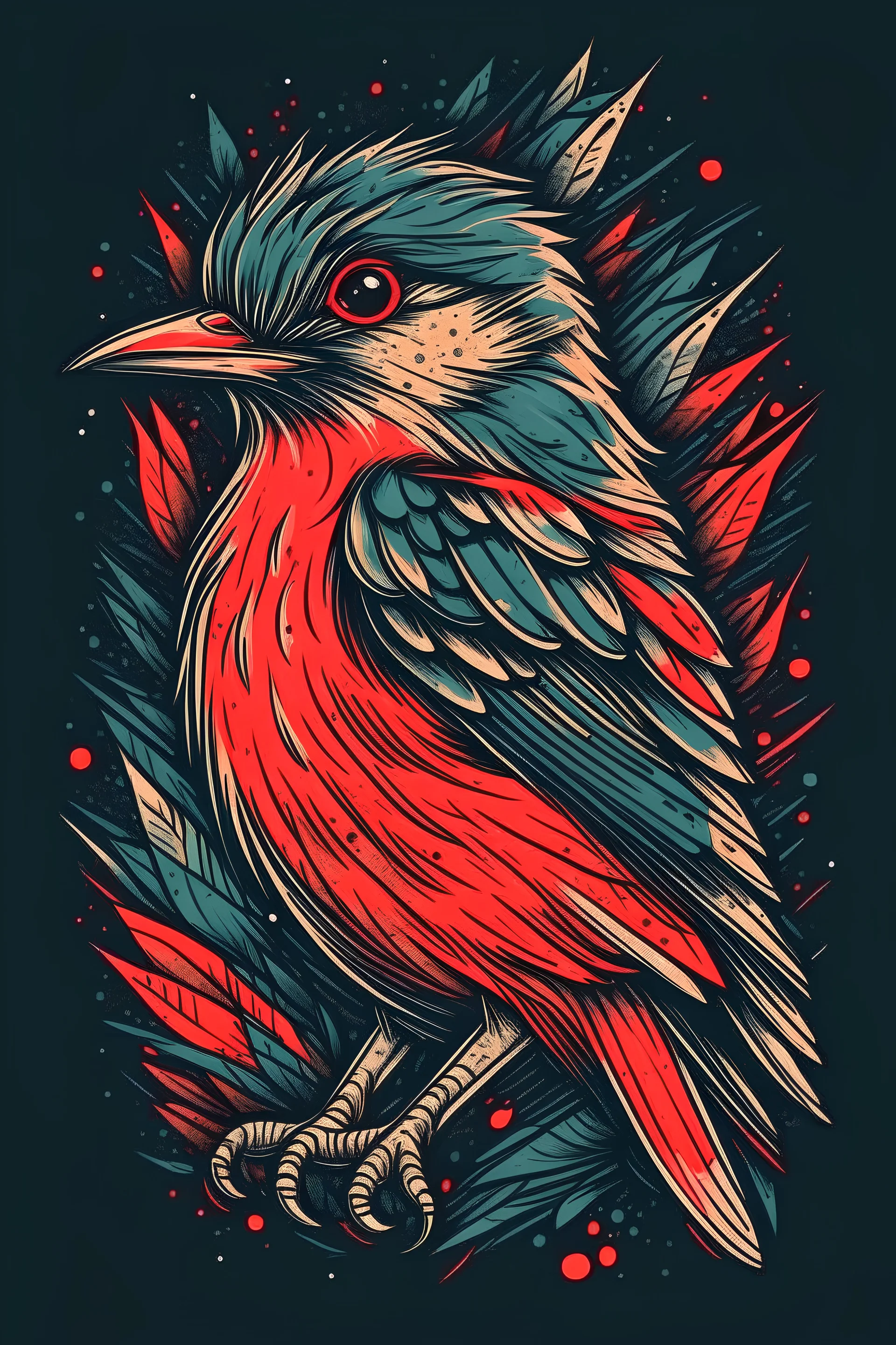 bird for tshirt