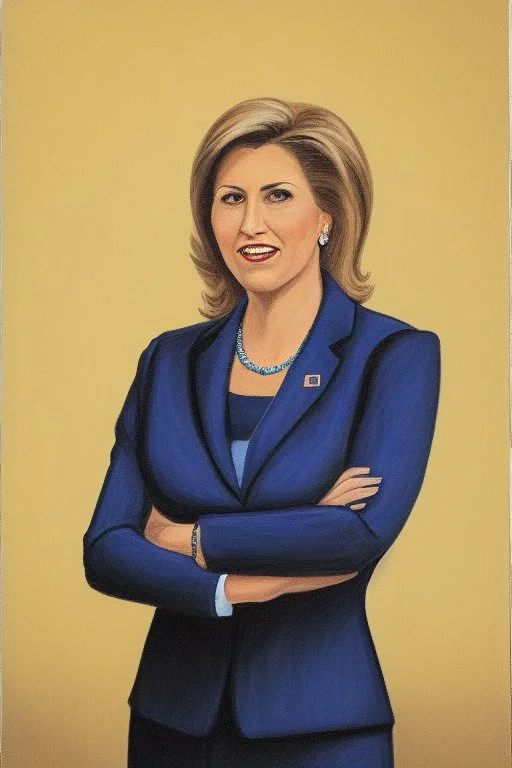 Portrait of a conservative female president