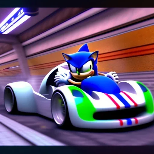 sonic races the subway