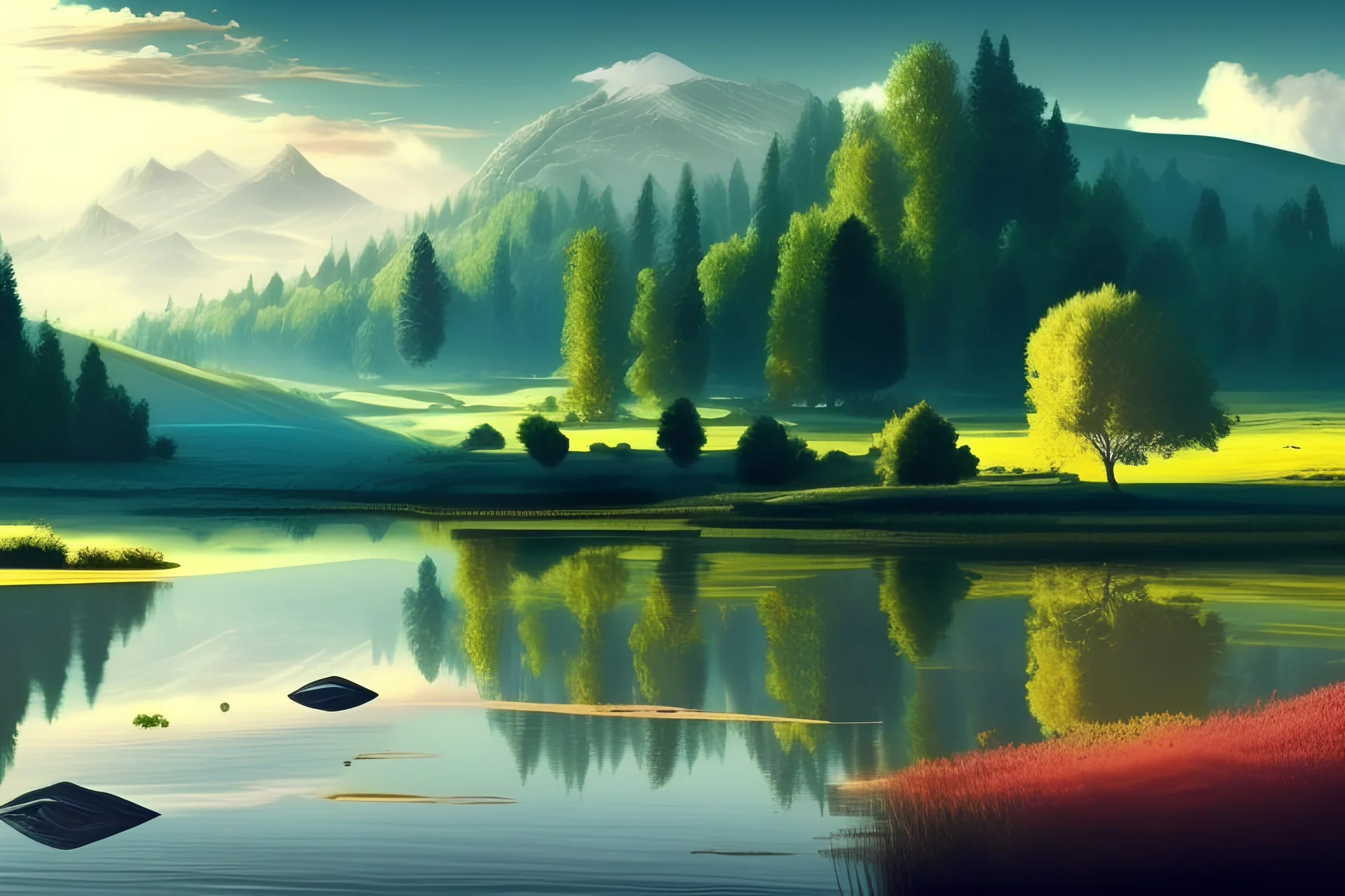 peaceful landscape