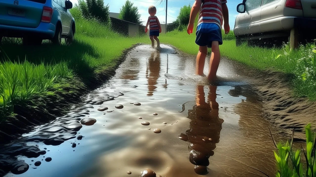 puddle hopping to the final days of summer