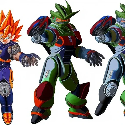 dragonball z fusion dance master chief and goku