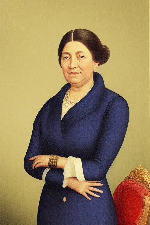 Female president 2068, attractive portrait