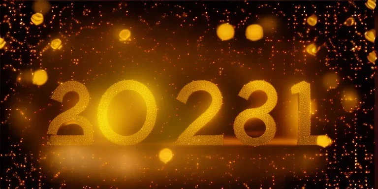 Festive abstract bokeh background - golden bokeh lights, beige - New Year, Anniversary, Wedding, banner