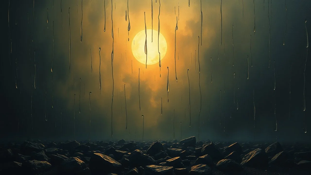 painted halk sírás, könnyek árja, gyáván bújok a homályba, riaszt a magány , elhagyni a Földet, hol számomra nincs lakható hely, vedd el utolsó reményem, erőm szivárog belőlem, remegve tartom a méregkelyhet, üres, sötét éj, nincs remény, a mélység felett, még nem estem még le s nem húzódtam hátrébb , mélység alattam, lábam alatt szúrós kövek, surreal vibe,