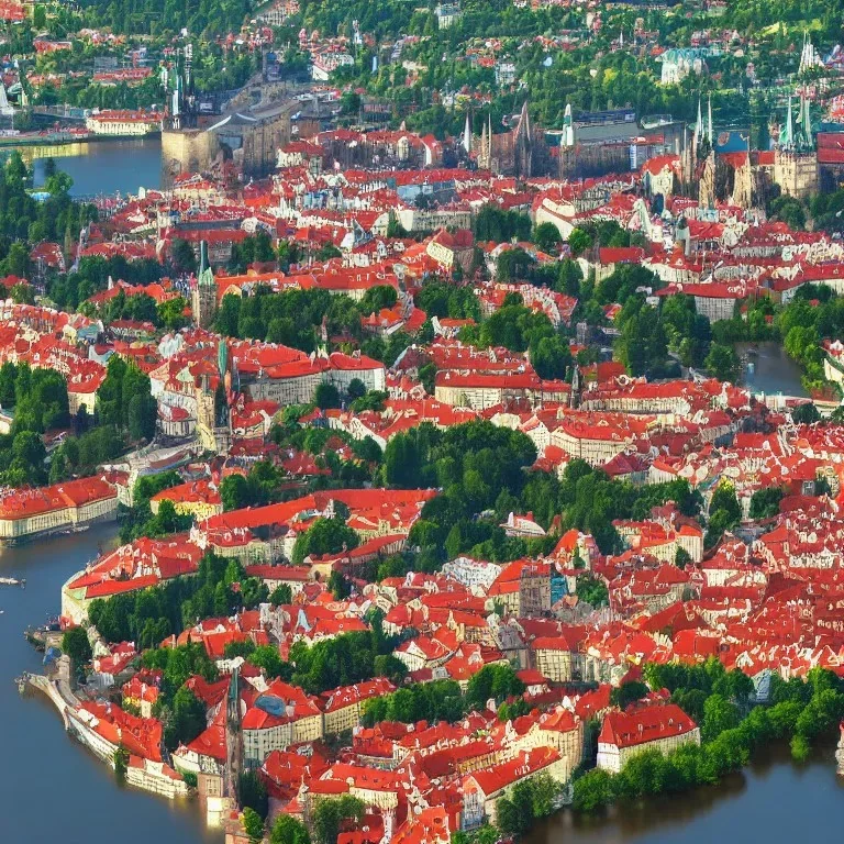 Prague city 3D