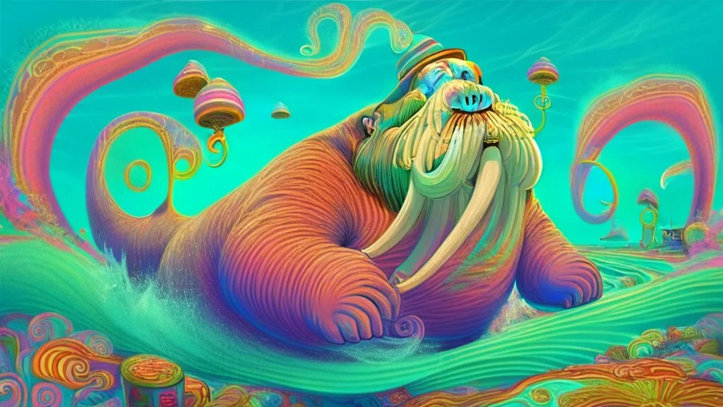 chumley the walrus trips on LSD