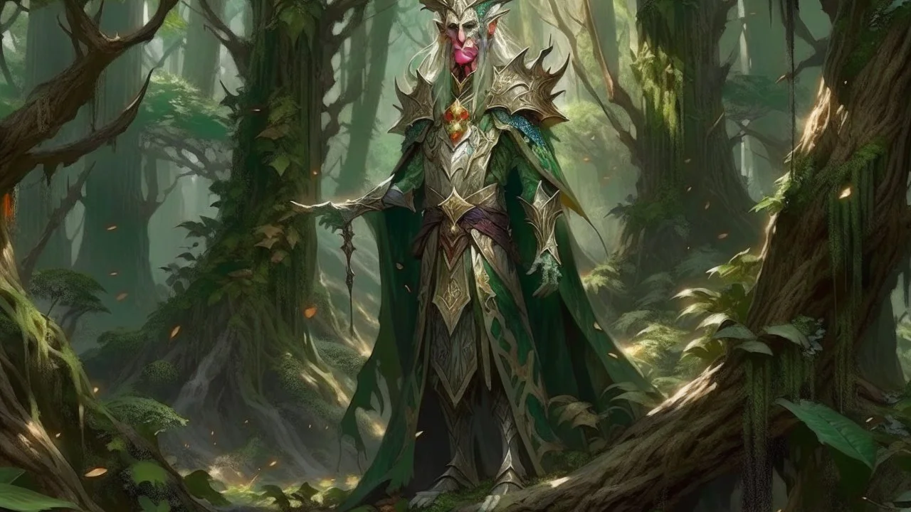 elf king in the forest