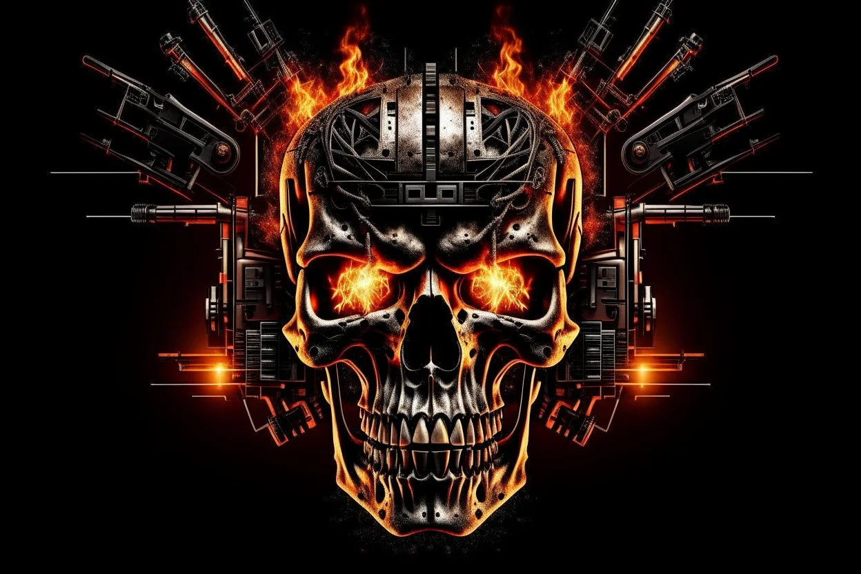 4K. FULL DETAILS. LOGO EMISSION DE RADIO HARDROCK FIRESTARTER TERMINATOR