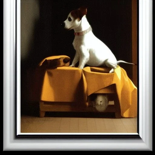 Tricolor Jack Russell by Vermeer