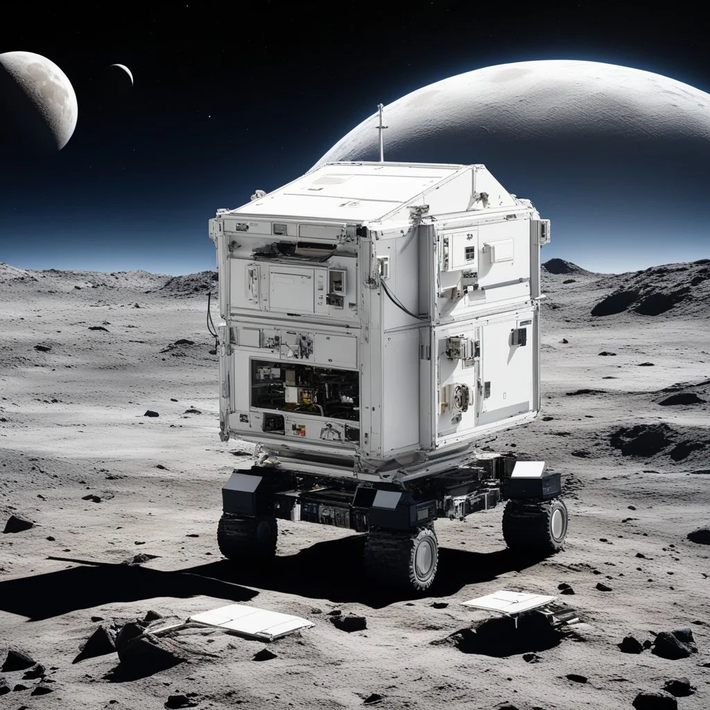 mounting IKEA fourniture in outer space on the Moon