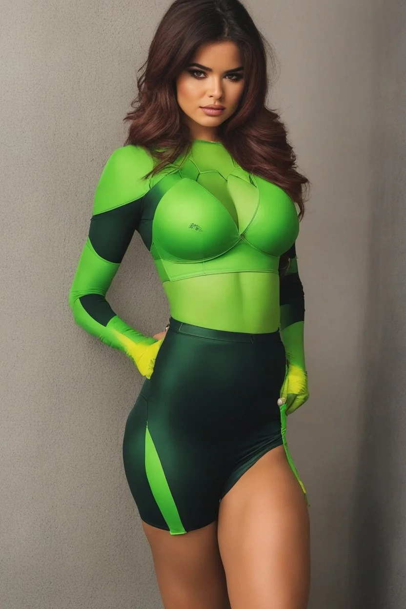 Demi Rose/She-hulk is extremely gorgeous looking - Demi Rose/She-hulk is an extremely gorgeous looking Martian Vampire with green skin and red hair