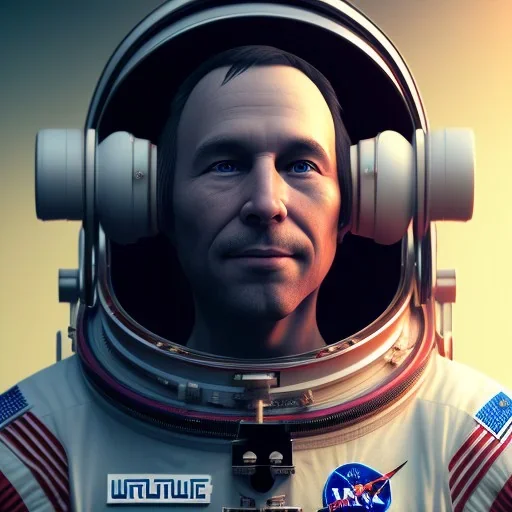 astronaut making berbeku unreal engine 5, octan render