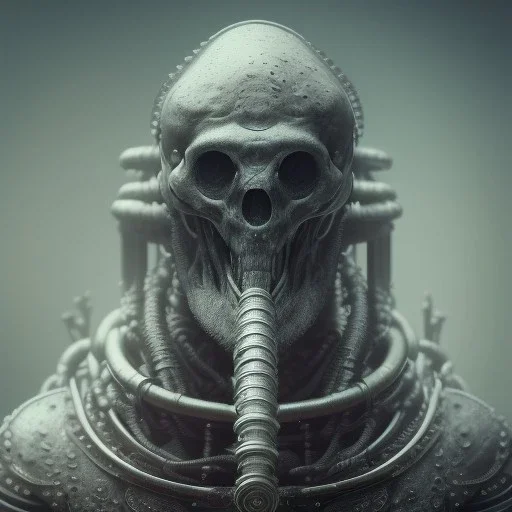 A viking with muscles and blaids, hr giger, scary, steam punk, realistic, made in octane, cinematic, ultra-realistic, extremely detailed octane rendering, 8K, VRAY Super Real ar 2:3, dof photorealistic futuristic 50mm lens hard lighting dark gray tintype photograph, realistic lighting, sepia color