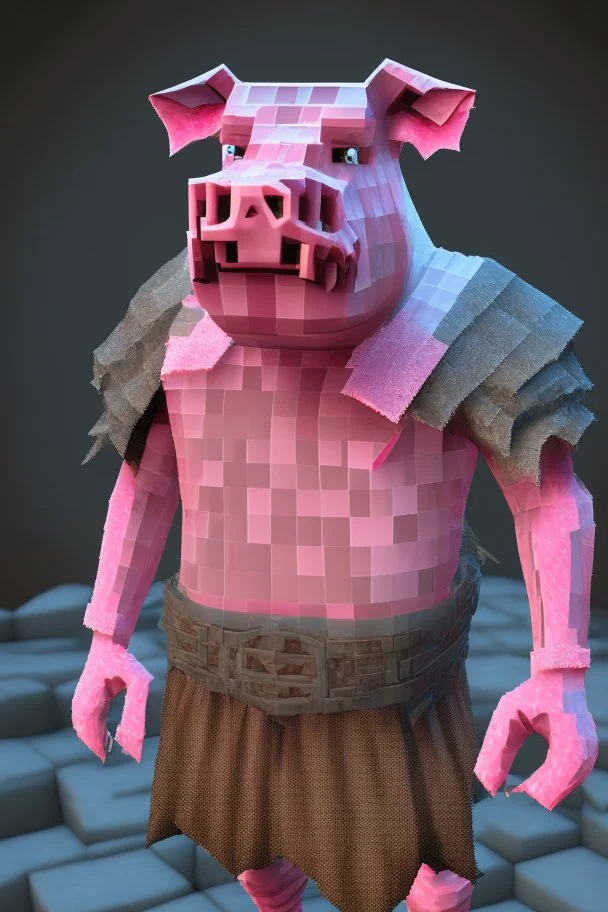 make this pigman a skeleton