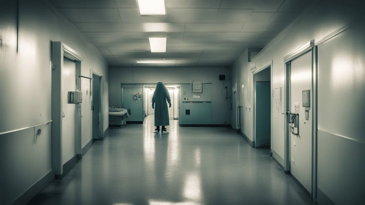 horror in scary hospital