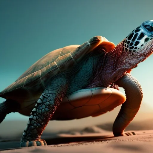 DJ turtle, unreal 5, octane render, cinema4d, redshift render, hyper realistic, cenematic, vibrancy, synthwave, retouch, centered, dynamic lighting, dramatic lighting, 4k, highly detailed, attractive beautiful, realistic, epic composition, holographic,