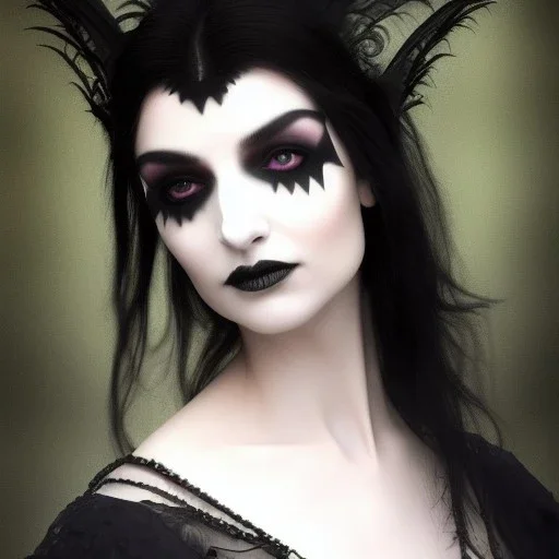 a beautiful gothic woman morphing into a raven, 8k resolution, high-quality, fine-detail, color, intricate, realistic, sharp, crisp, digital art, detailed matte, volumetric lighting, illustration, octane render, brian froud, howard lyon, Anne Dittman, Anne Stokes, Lisa Parker, Selina French