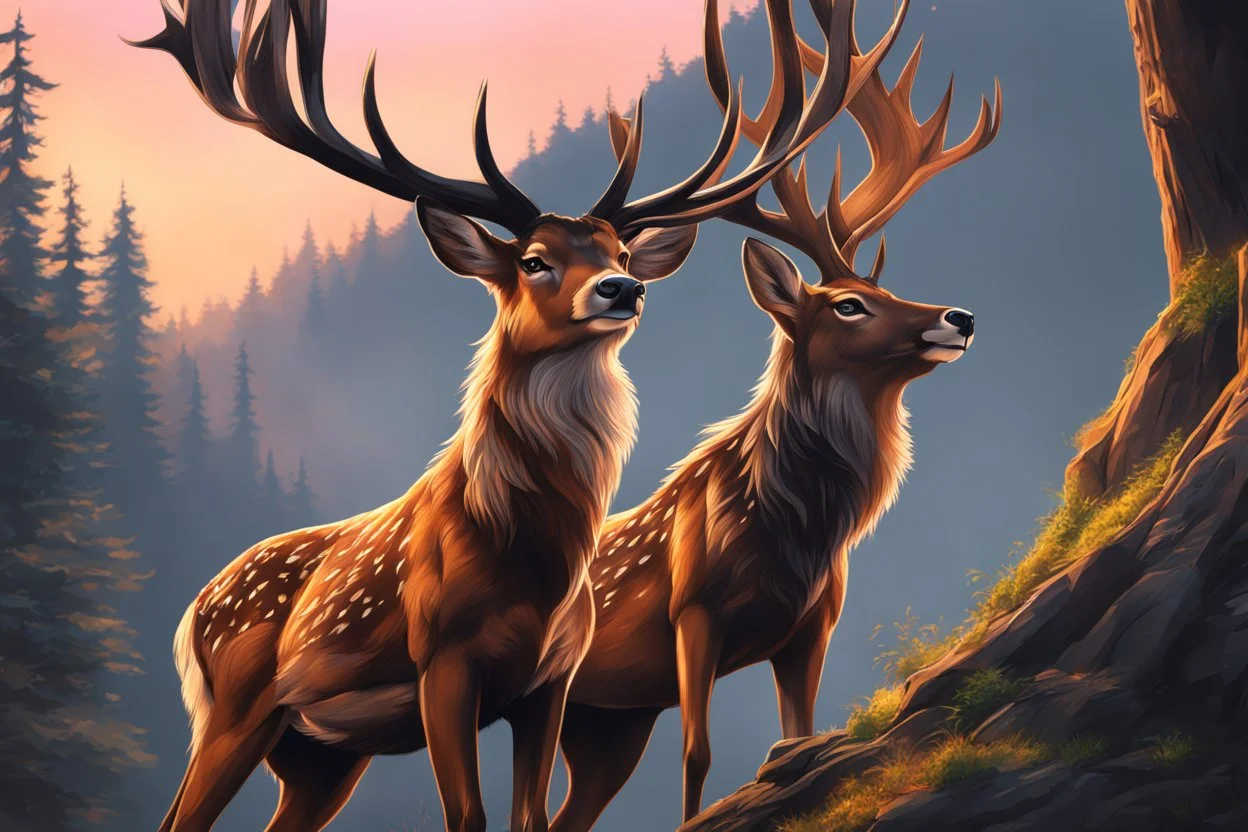 Black Shadow in 8k realistic anime e drawing style, close picture, Deer them, neon color, intricate details, highly detailed, high details, detailed portrait, masterpiece,ultra detailed, ultra quality