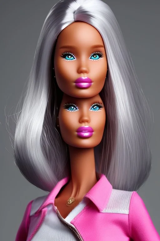 Old barbie woman who had too many facelifts