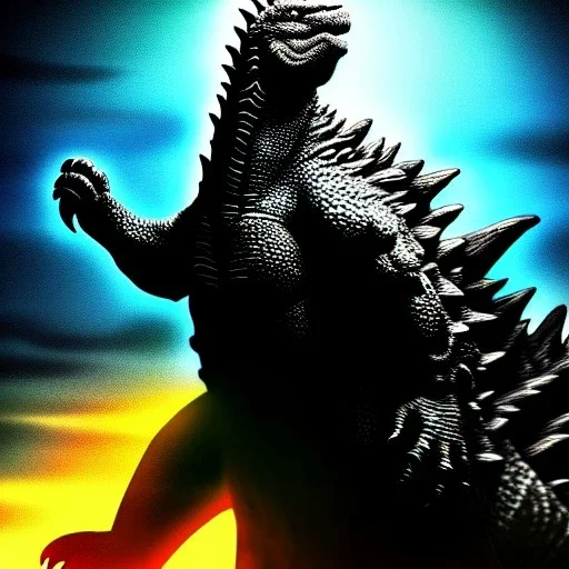 ultra detailed portrait of Godzilla , extremely detailed digital painting, extremely detailed face,crystal clear eyes, in the style of robert e howard and pablo oliveira and Ken Kelley and Keith Parkinson ,mystical colors,perfectly centered image, perfect composition, rim light, beautiful lighting,8k, stunning scene, raytracing