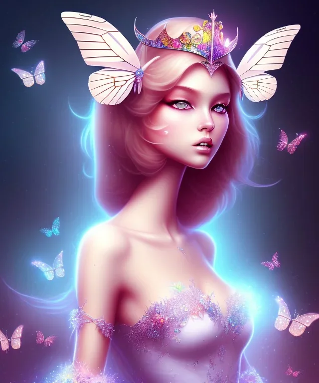 Butterfly princess full image