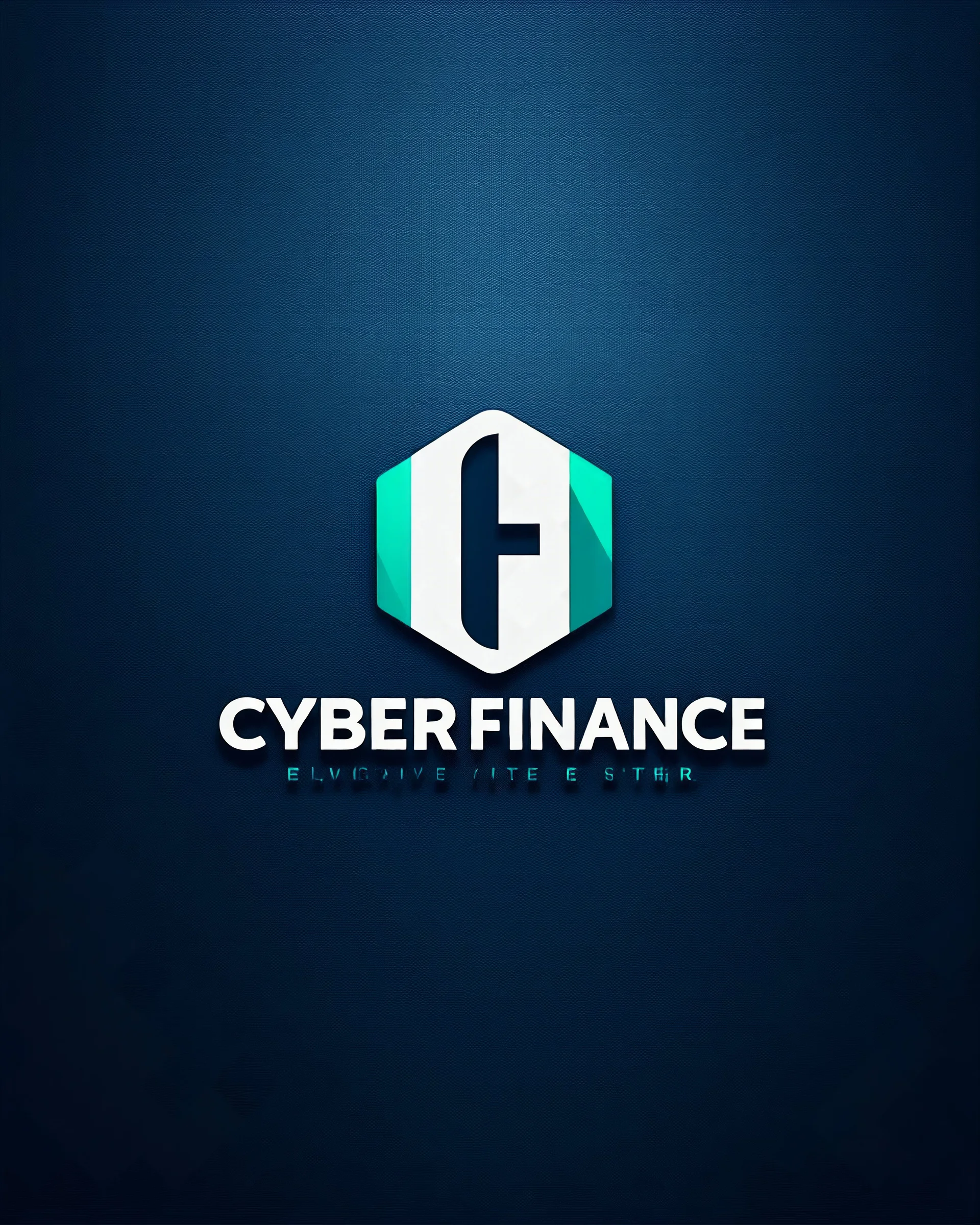 Cyber Finance logo Simple, easy and beautiful logo