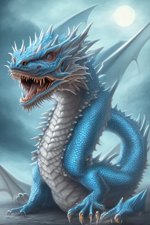 Blue eyes withe dragon