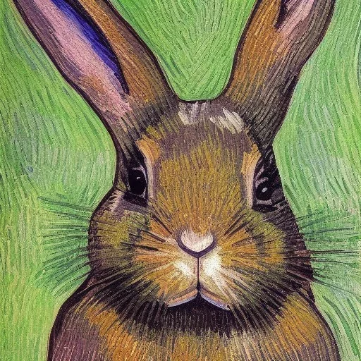 rabbit in the lockup gogh