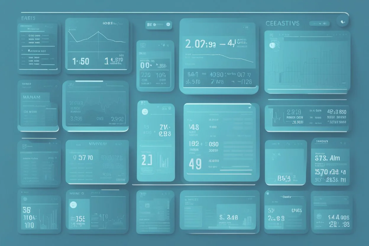Market Hours and Trading Sessions, flat light blue style