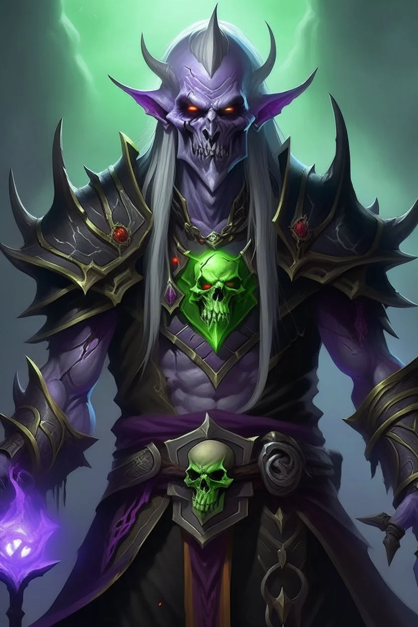 male undead warlock wow warcraft world affliction corruption soul chaos succubus destruction