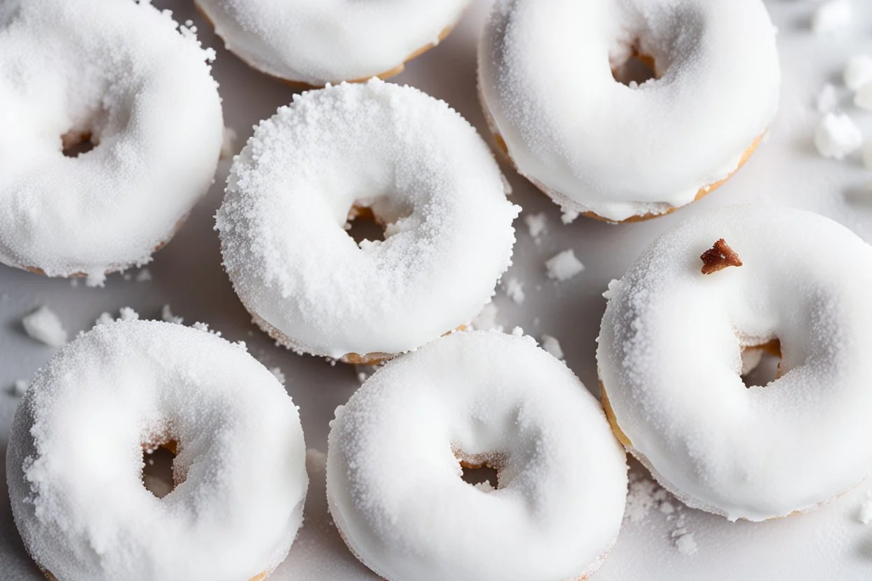 sugar powdered mini-donuts