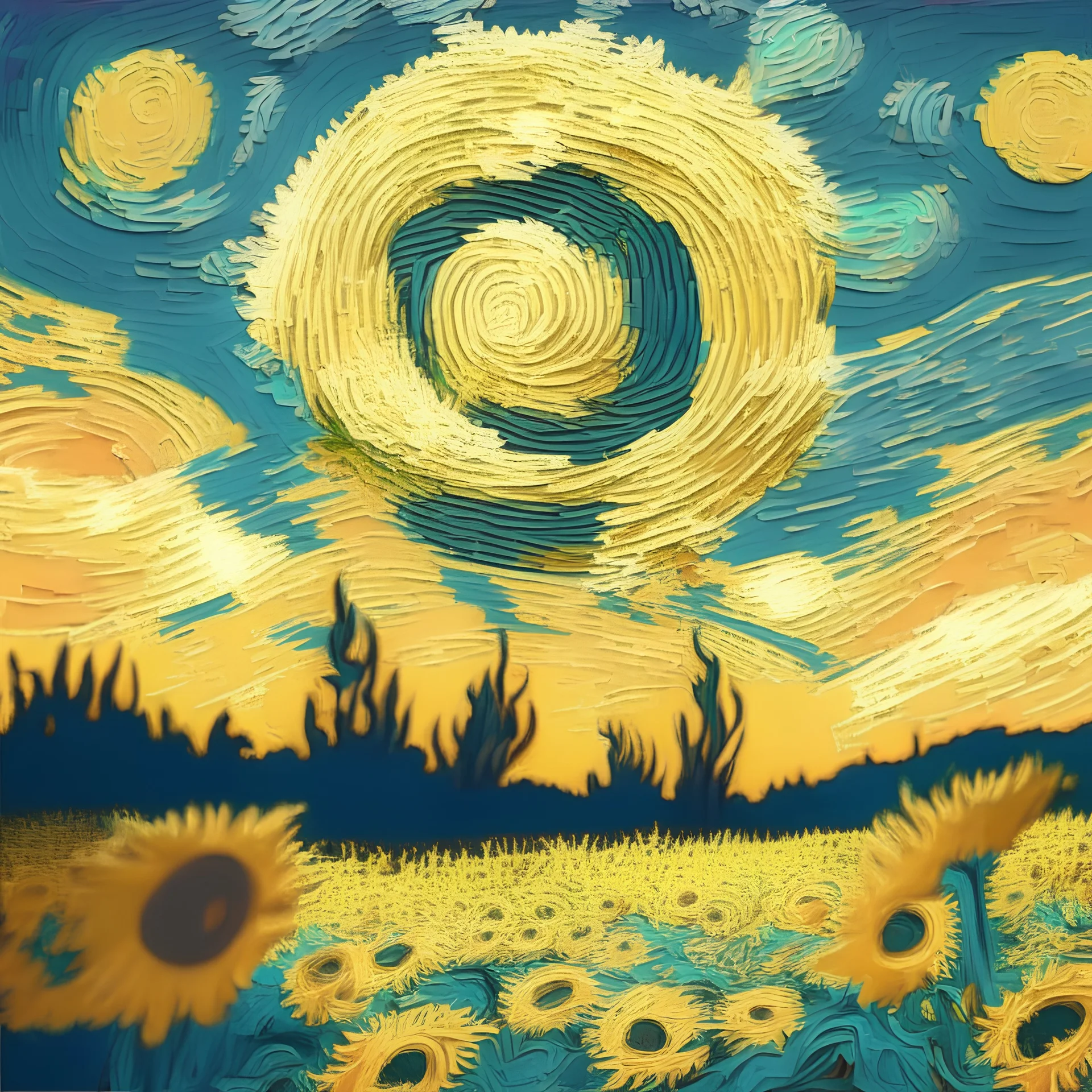 wane of summer van gogh style