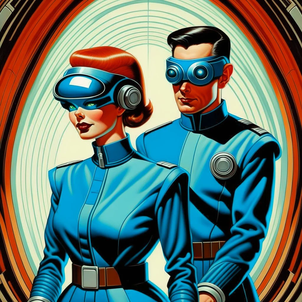 draw a spy woman in this style